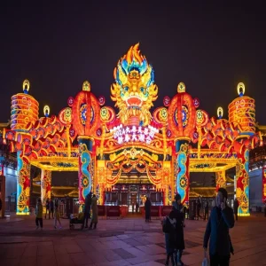 Large Outdoor Style Lanterns for Festive Halloween Chinese New Year Valentine’s Day