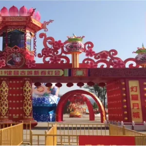 Large Store Decoration Festival Decoration New Year Chinese Lanterns Outdoor Waterproof