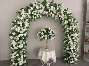 Large Wedding Arch Wedding White Greenery Arch Floral Arrangements Backdrops for Wedding Birthday Decorations