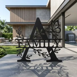 Laser Cut Movable Stainless Steel Wall Art Still Life Handicraft Ornament Custom Home Decor European Sculpture Style