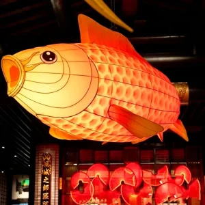 Latest Factory Direct Silk Lamps Outdoor Decorative Fish Lamps Custom Waterproof Christmas Lights