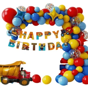 Latex Birthday Balloon Set for Children’s First Birthday Photo Props Backdrop Wall Decorations Themed Party Supplies