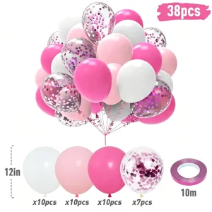 Latex Material Heat Transfer Patterned Festival Party Balloons Set for 12 inch Customizable Circle Shape Party Decorations