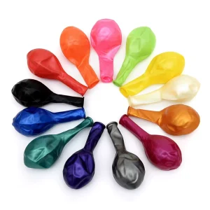 Latex Round Decoration Shiny Glossy Happy Birthday Party Pearl Balloon 5 Inch Pearl Metallic Balloons