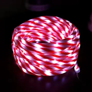 Led Candy Cane Strip Rope Light DIY Christmas Light 8 Molds Living Room Bedroom Decoration