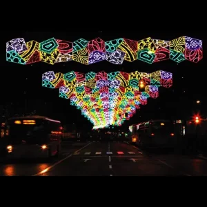 Led Light Outdoor Waterproof Holiday Decorations for Carnival Festival Motif Light Christmas Festival Street Decoration