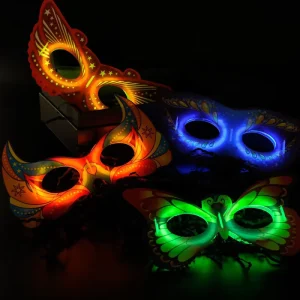 Led Light Up Toys Party Favors Glow Sticks Mask Glow Sticks Halloween Party Decoration Glow in the Dark