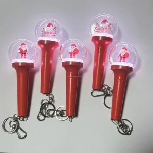 Led Mini Keyring RGB Light Custom Handle Color Acrylic logo for Fans Party