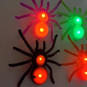 Led Toys Party Flashing Kids Toy Halloween Party Prank Glowing Suction Window Spider