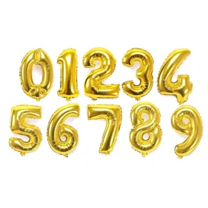 Letter Aluminum Foil Balloons Phrase 16″ Inch Alphabet Balloons Any Custom Letters & Numbers Foil Mylar Party Balloon Christmas