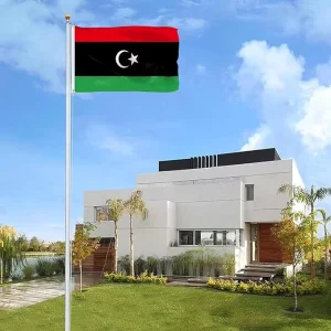 Libya Flag 3×5 Ft Outdoor Vibrant Color Fade Resistant Libya Flags Polyester Double Stitched Libyan National Flag
