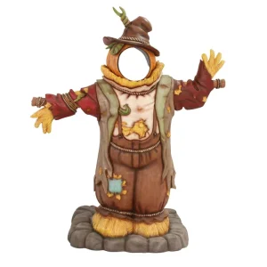 Life Size Fiberglass Scarecrow Ornament Photo Ops Prop Outdoor Waterproof Halloween Farmyard Display Decoration
