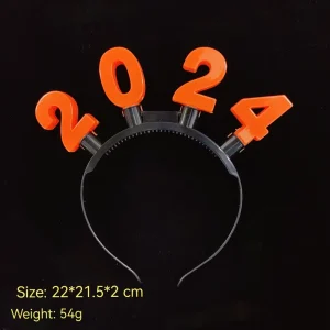 Light LED HairBand Christmas Festival Event Party Supplies Decoration Everyday