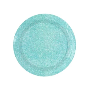 Light Luxury Blue Diamond Birthday Theme Paper Plate Napkins Cups Set Decorations Party Supplies