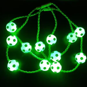 Light Party Mardi Gras Decorations Led Light up Necklace Mardi Gras Beads Colorful Flashing Led Beads Necklace