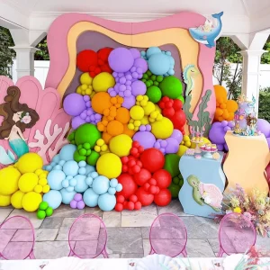 Light Rainbow Balloon Garland Set Birthday Party Decoration Bride Wedding Anniversary Party Decoration