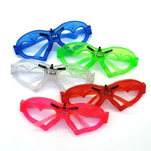 Light up Glasses Rave Party LED Flashing EL Glasses Frame Glow in the Dark for DJ EDM Halloween Christmas Birthday Decorations