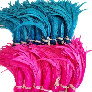 Long 40 45cm Rooster Coque tails Feather for Carnival Samba Festival Holiday Costume Headdress Decorations