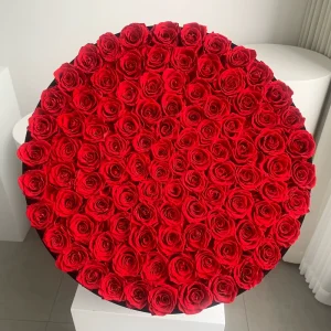 Lovebay Natural Preserved Flowers 99roses Forever Roses in Box Custom Logo Long Lasting Eternal Roses for Gifts