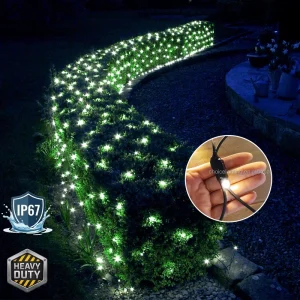 Luces 192 Led De Malla Fishing Net Mesh Indoor/Outdoor IP67 Waterproof Remote Control Custom Size Ceiling Lichternetz Christmas