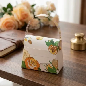 Luxury Embossed Paper Boxes Holiday Wedding Candy Gift Packaging Box