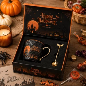 Luxury Foldable Gift Box Packaging with Holiday Design and Custom Printing