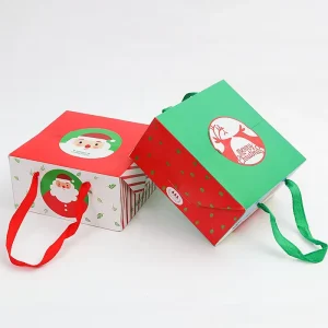 Luxury Lovely Portable Christmas Gift Box Christmas Packaging Gift Boxes