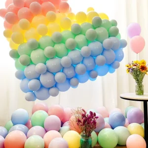Macaron Latex Balloons Balloon Garland Arch Kit Solid Color Party Decor Birthday Wedding Baby Shower Christmas Waterproof Silk