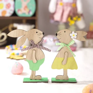 Manufacture Easter Bunny Ornament Decoration Home European & American Crafts Nordic Design Made in China for Easter