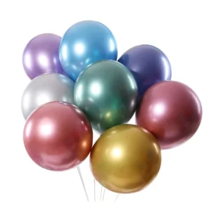 Manufacturer Custom Logo 12 Inch Metallic Happy Birthday Wedding Decor Balloons Supplier