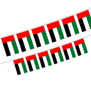 Manufacturer Direct Premium United Arab Emirates UAE Country Bunting String Banner Flags