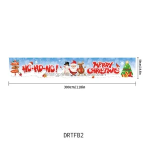 Manufactures Custom Banner Large Size Banner Print Outdoor Advertising Backdrop Merry Christmas Birthday Party Banner
