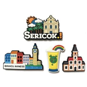 Mass Factory Custom Die Cut PVC Magnetic Sticker OEM Design Direct Supply Decoration Soft Fridge Magnets Promotional