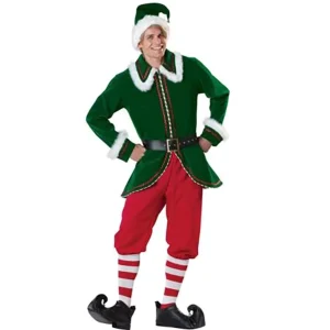 Men Cosplay Carnival Masquerade Christmas Costume Santa Claus Costume Thickening Adult Men’S Party Performance Elf Costumes