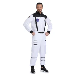 Mens Adult Space Suit Halloween Astronaut Echo Costume Holiday Party and Cosplay Performance Outfit