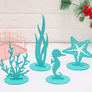 Mermaid Felt Table Centerpiece for Ocean Underwater Under the Sea Baby Shower Birthday Party