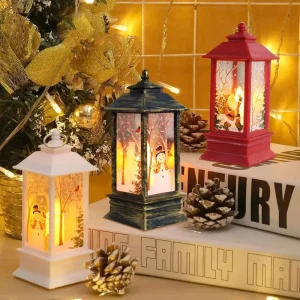 Merry Christmas Decorations Christmas Lantern Light Navidad Tree Ornaments Xmas Gifts for New Year