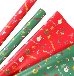 Merry Christmas Gifts Wrapping Paper for Celebrating Holiday Gift Packaging
