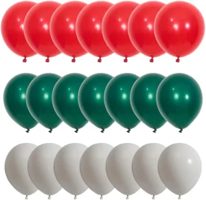 Merry Christmas Party Decoration Supplies 12 Inches Globo Ballon Decor Latex Round Light Green Mint Hunter Green Balloon Ball