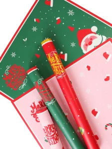 Merry Christmas for Santa Claus Gifts Wrapping Paper for Celebrating Holiday Gift Packaging