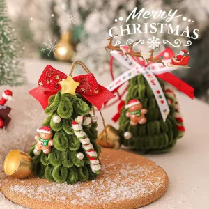 Metal Christmas Tree Ornaments, Wreath Pendants, Door Hangings, and Garlands