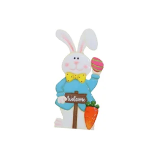 Metal Easter Bunny and Egg Lobby & Garden Ornaments Handmade Party Decorations Ming Rich Brand Free Sample Available