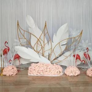 Metal Wedding Floral Arch for Wedding Centerpieces Backdrop
