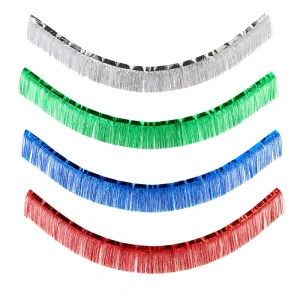 Metallic Foil Garland Shiny Outdoor Tinsel Fringe Banners Wedding Birthday Party Diwali Ramadan Durable Decoration Glitter