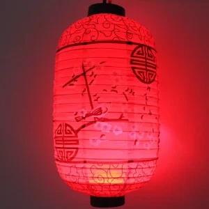 Mid Autumn Festival National Day Wedding Celebrations LED Winter Melon Shaped Battery Powered Handicraft Paper Lanterns