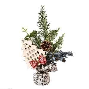 Mini Christmas Tree Decorations Home Table Supplies for Festive Christmas Table Decorations