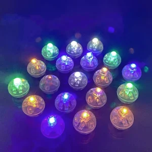 Mini Colorful LED Balloon Light Paper Lanterns Lights Round Led Ball Light for Christmas Wedding Party Decorations