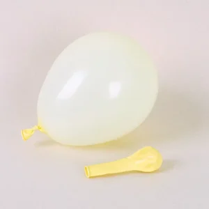 Mini Size 5 Inch Yellow Pastel Latex Macaron Balloon for Party