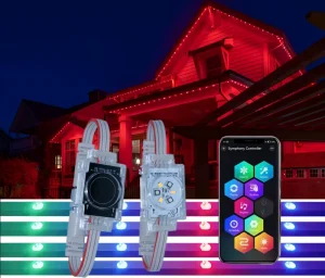 Misrabbit 1.44W 48V Christmas Permanent Outdoor Lighting Ucs2904 RGBW LED Pixel Point Lights IP68 Decorate House