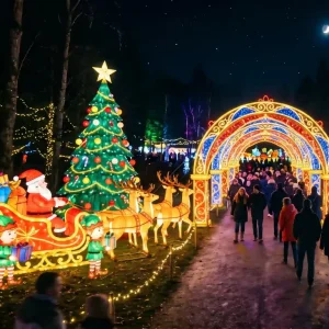 Modern LED 3D Motif Lighting for Outdoor Party Holiday Decor Christmas Tree Design